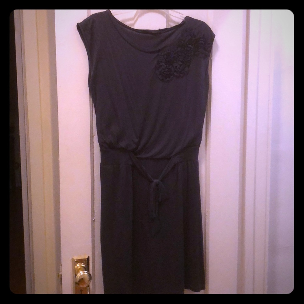 Limited gray lined dress